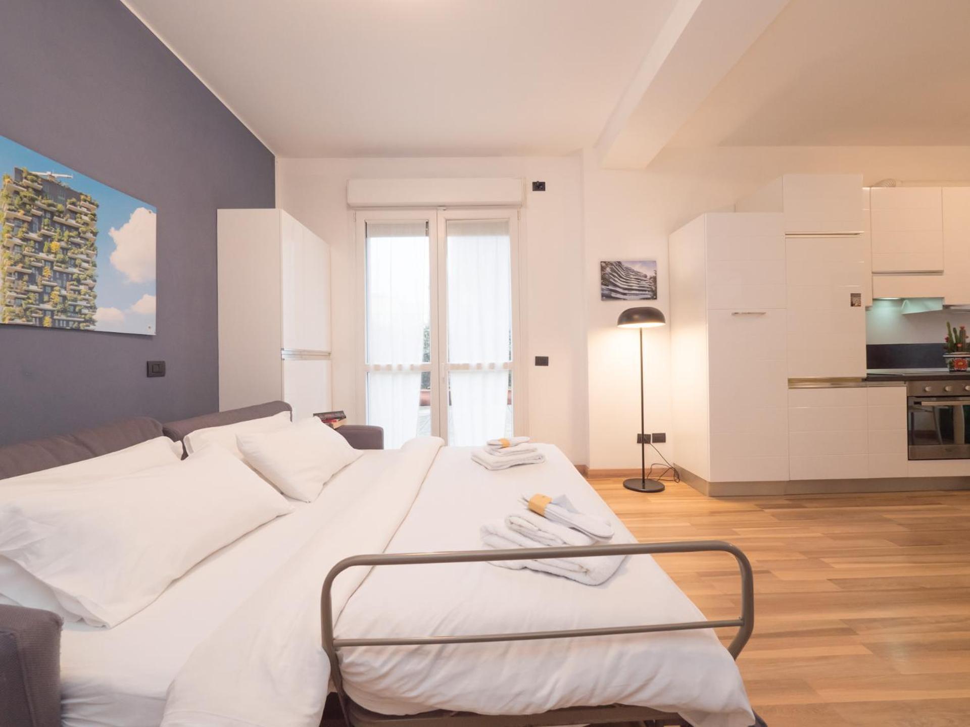Rentopolis Apartments - Palazzo Candiani Milan Luaran gambar